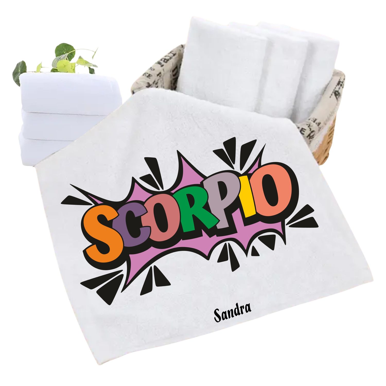 Monogrammed Towels| Luxury Personalized Birthday Towels| Family Towels| Personalized Hand Towels| Custom Beach Towels| Personalized Bath Towels| Beach &amp; Pool Party Gift| Birth Sign Gift| Zodiac Sign