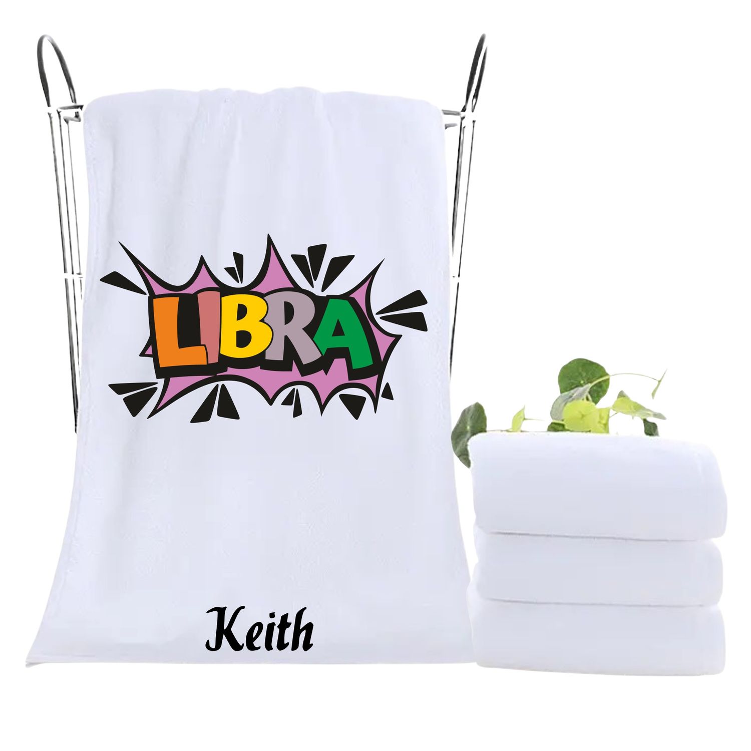 Monogrammed Towels| Luxury Personalized Birthday Towels| Family Towels| Personalized Hand Towels| Custom Beach Towels| Personalized Bath Towels| Beach &amp; Pool Party Gift| Birth Sign Gift| Zodiac Sign