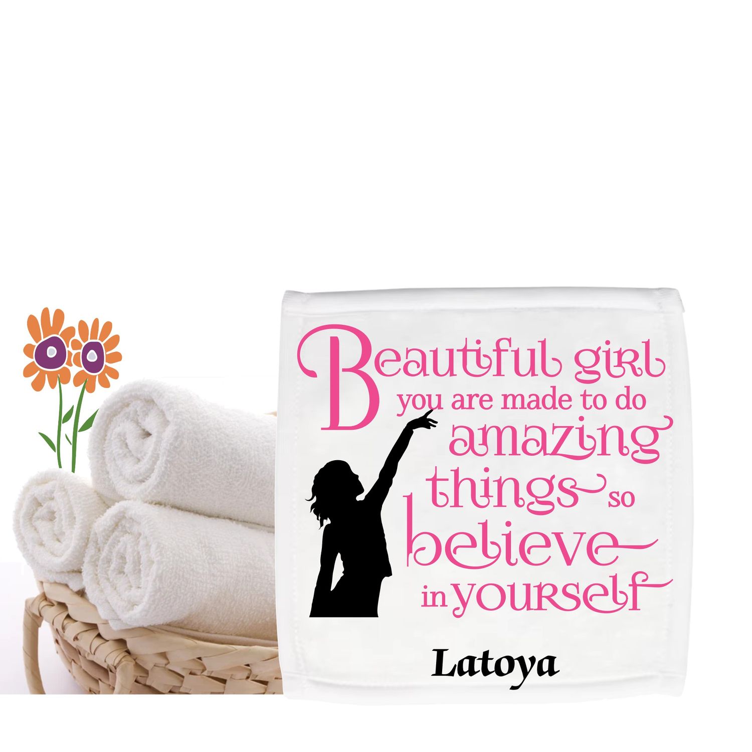 Personalized Inspirational Kids Towels| Kids Towels with Names| Custom Beach Towels for Children| Personalized Bath Towels for Kids| Personalized Pool Towels for Kids| Kids Towels with Quotes