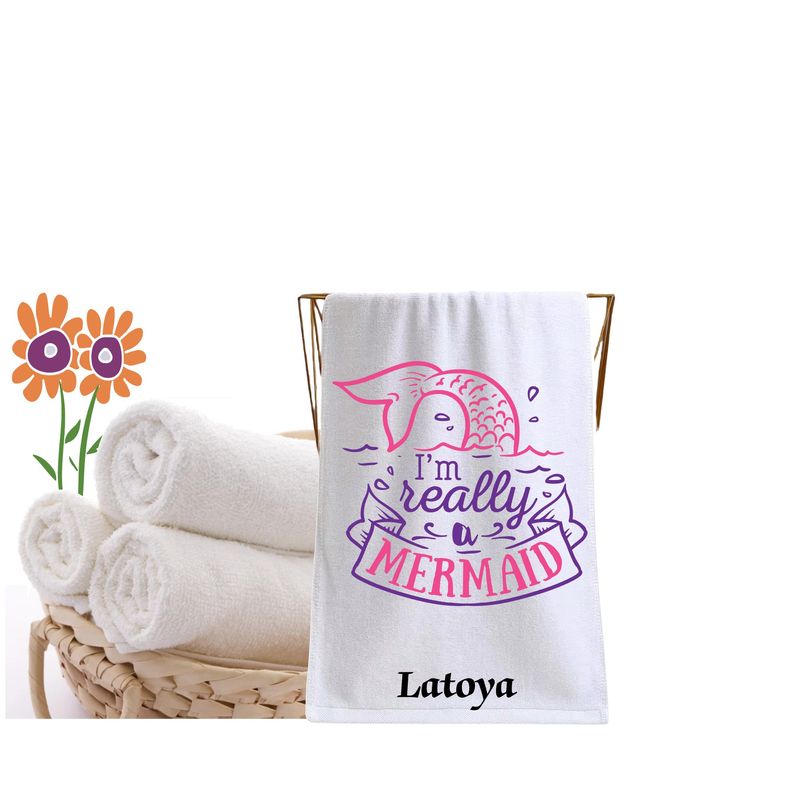 Personalized Inspirational Kids Towels| Kids Towels with Names| Custom Beach Towels for Children| Personalized Bath Towels for Kids| Personalized Pool Towels for Kids| Kids Towels with Quotes