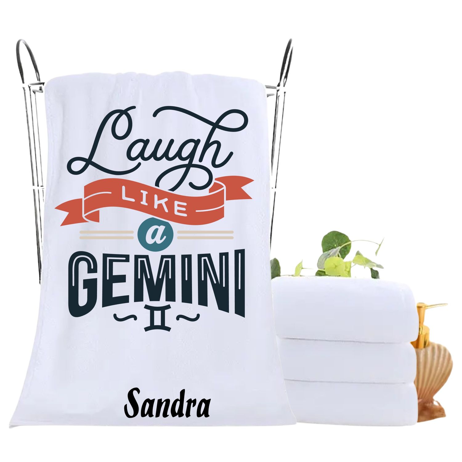Monogrammed Towels| Luxury Personalized Birthday Towels| Family Towels| Personalized Hand Towels| Custom Beach Towels| Personalized Bath Towels| Beach &amp; Pool Party Gift| Birth Sign Gift| Zodiac Sign