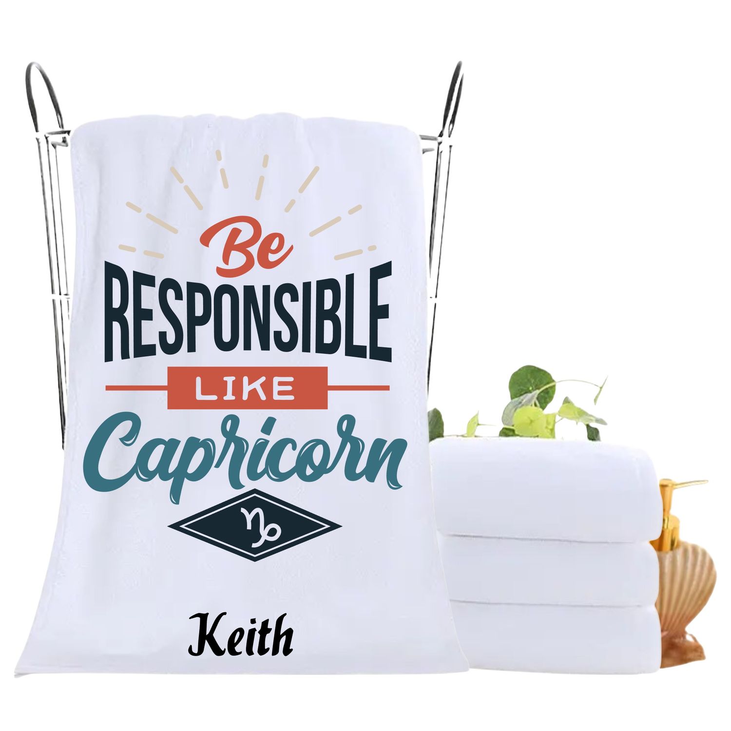 Monogrammed Towels| Luxury Personalized Birthday Towels| Family Towels| Personalized Hand Towels| Custom Beach Towels| Personalized Bath Towels| Beach &amp; Pool Party Gift| Birth Sign Gift| Zodiac Sign