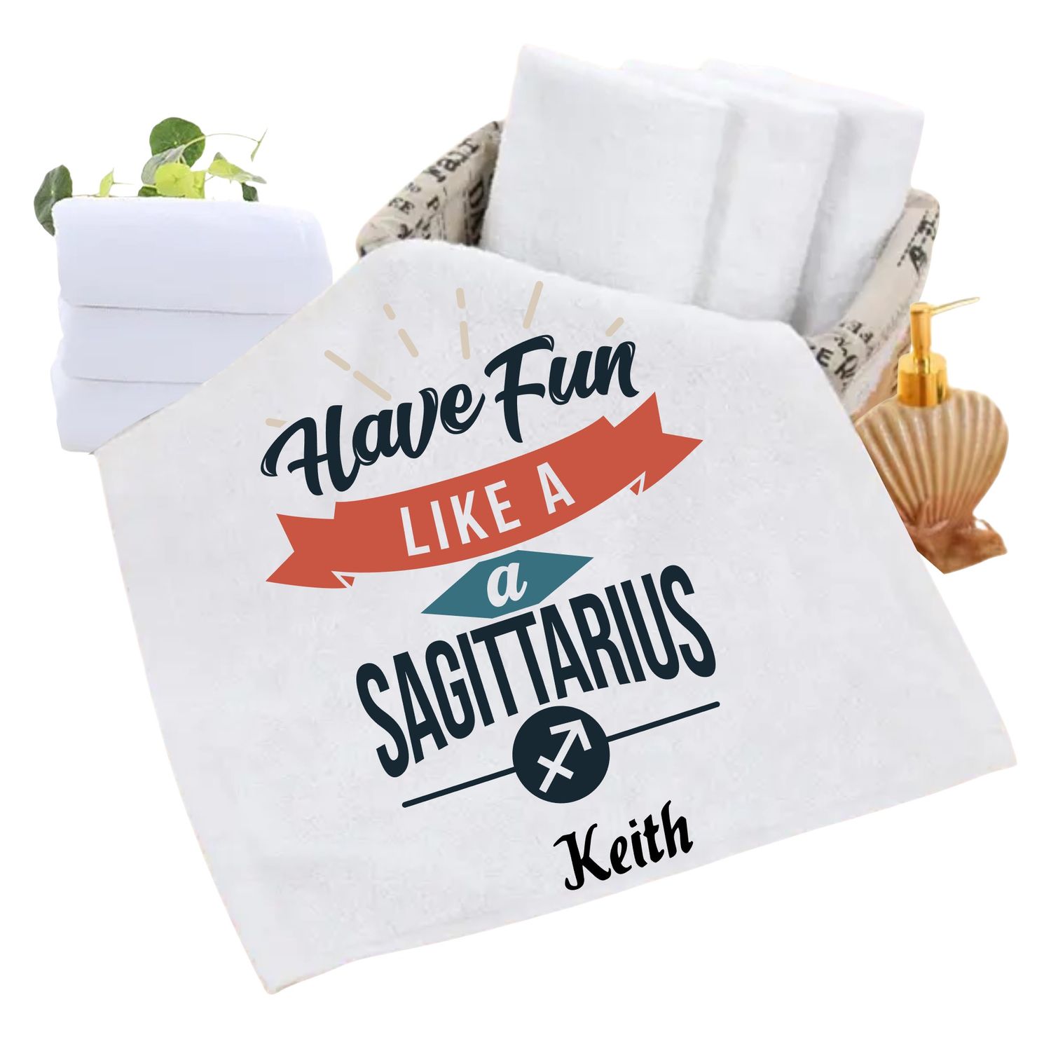 Monogrammed Towels| Luxury Personalized Birthday Towels| Family Towels| Personalized Hand Towels| Custom Beach Towels| Personalized Bath Towels| Beach &amp; Pool Party Gift| Birth Sign Gift| Zodiac Sign