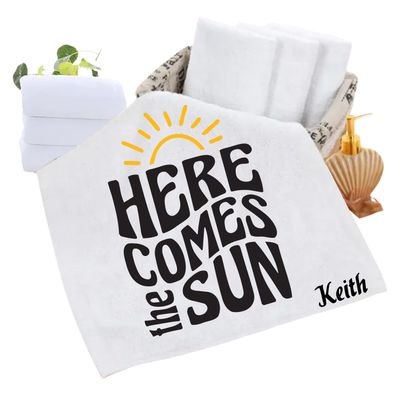 Monogrammed Towels| Luxury Personalized Bath Towels| Family Towels| Personalized Hand Towels| Custom Beach Towels| Personalized Bath Towels| Beach &amp; Pool Party Gift| Travel Towels| Adventure Towel