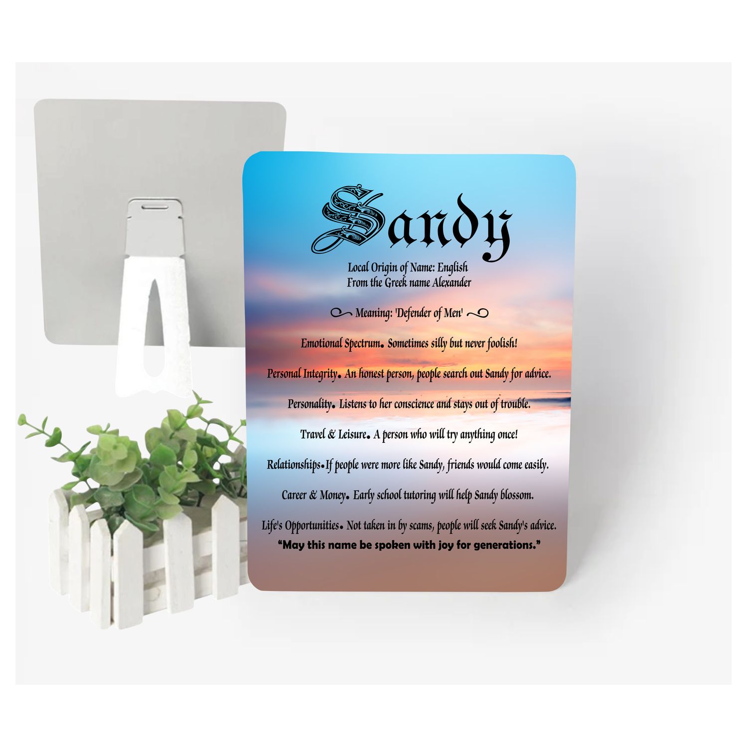 Custom First Name Meaning Plaque | Personalized Keepsake | Meaningful Gift | First name gift| Customized gift| Custom Name| Baby Name| Personalized Frame| Birthday Frame| Boy Name| Girl Name