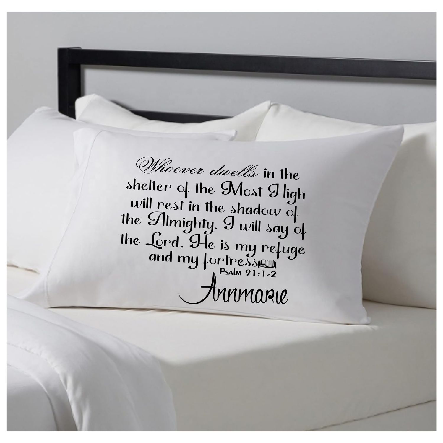 Personalized Prayer Pillowcase| Christian Comfort Gift| Custom Prayer Pillowcase| Faith-Inspired Bedroom Decor| Personalized Christian Gift| Bedtime Blessings| Sweet Dreams| Bedtime Prayer &amp; Scripture
