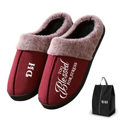 Cozy Faith-Inspired Monogram Footwear