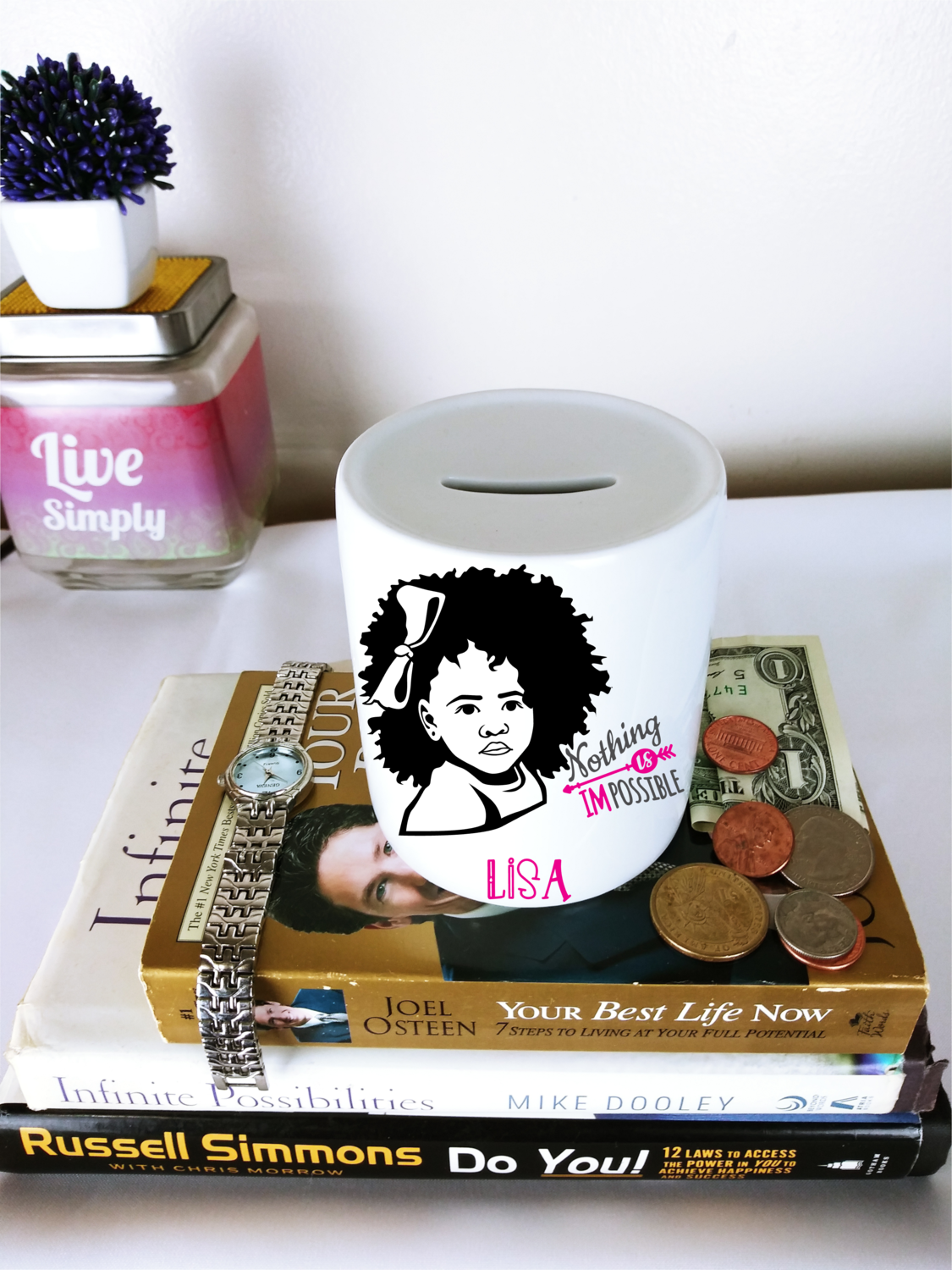 Personalized Coin Banks for Kids