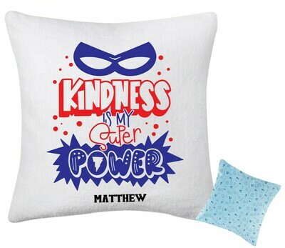 Custom Kids Throw Pillow with Playful & Uplifting Words + Name | Kids Comfort Pillow