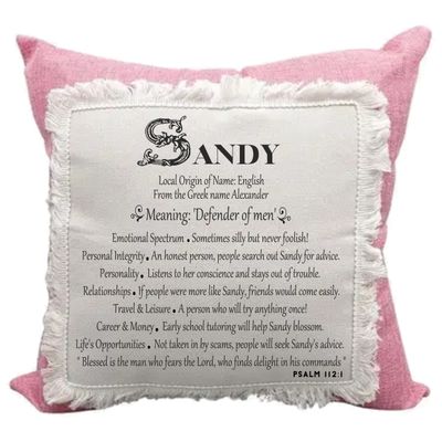 Customized Cushion with FIRST NAME meaning and origin along with unique Bible verse| First name gift| Customized gift| Custom Name| Baby Name| Personalized Cushion| Birthday Pillow| Boy Name|Girl Name Customized Cushion with FIRST NAME meaning and origin along with unique Bible verse| First name gift| Customized gift| Custom Name| Baby Name| Personalized Cushion| Birthday Pillow| Boy Name|Girl Name