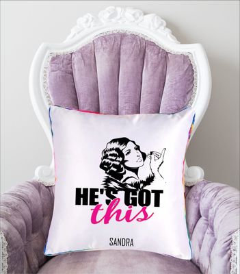 Custom Pillow with Bible Verse and Your Name - Personalized Throw Pillow with Insert - Decorative Accent Pillow -Comfort Gift Personalized throw pillow with your name and Bible verse.
