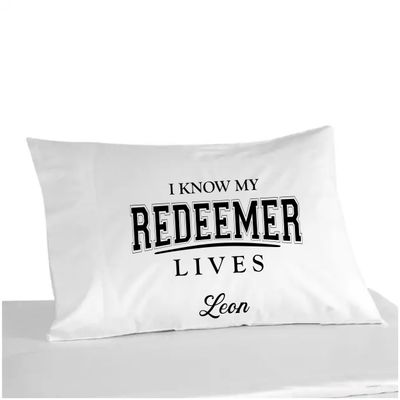 Personalized bedtime blessing pillowcase for spiritual comfort