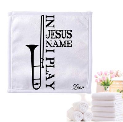 Personalized Towels with Custom Name and Bible verse | Monogram Towels with Scripture Verse