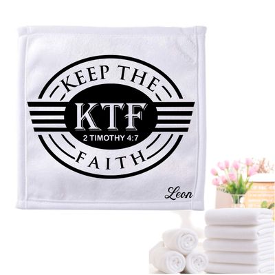Personalized Towels with Custom Name and Bible verse | Monogram Towels with Scripture Verse Personalized luxury towels with custom name and faith-filled scripture verse
