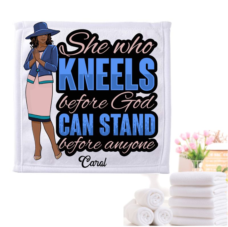 Personalized Towels with Custom Name and Bible verse | Monogram Towels with Scripture Verse