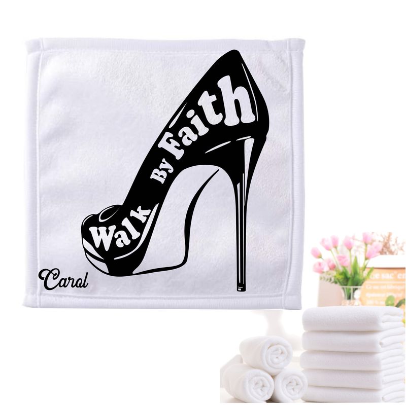 Personalized Towels with Custom Name and Bible verse | Monogram Towels with Scripture Verse