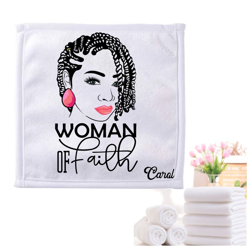 Personalized Towels with Custom Name and Bible verse | Monogram Towels with Scripture Verse