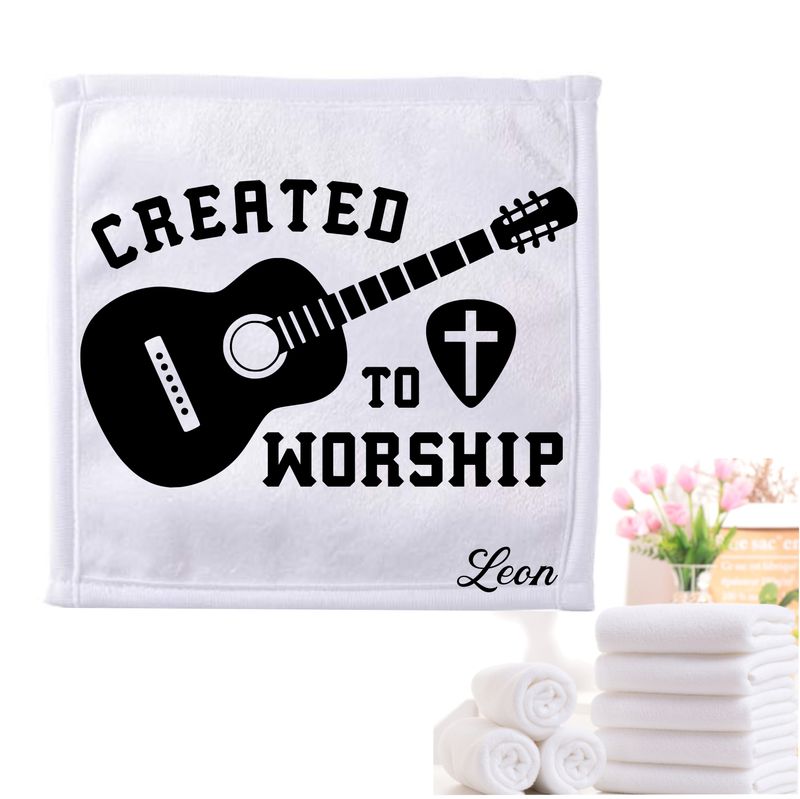Personalized Towels with Custom Name and Bible verse | Monogram Towels with Scripture Verse