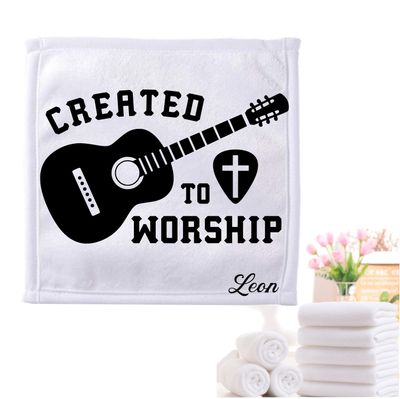 Personalized Towels with Custom Name and Bible verse | Monogram Towels with Scripture Verse