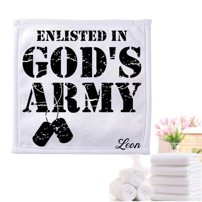Personalized Towels with Custom Name and Bible verse | Monogram Towels with Scripture Verse