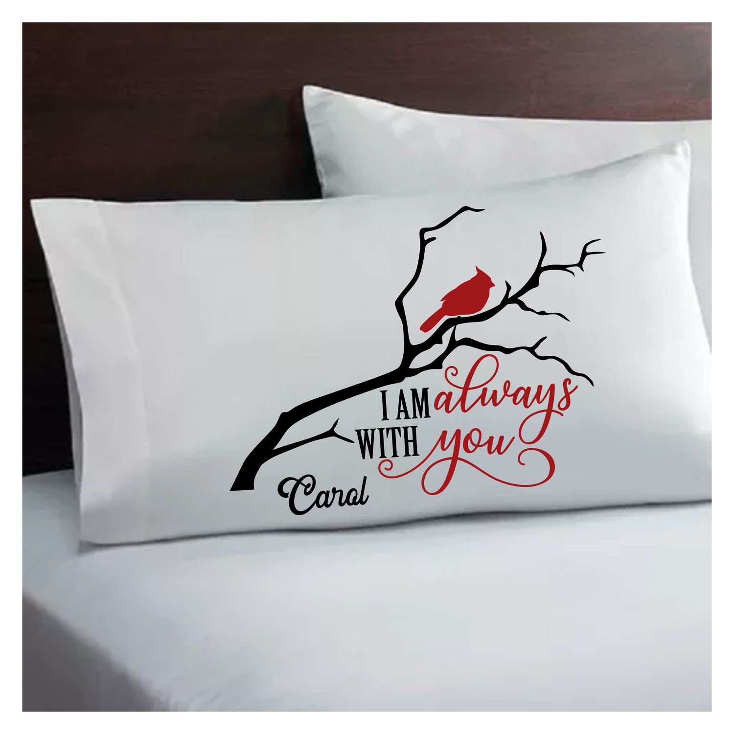 Sweet dreams pillowcase with custom name and heartfelt bedtime prayer