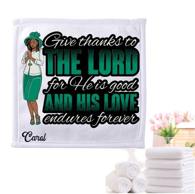 Personalized Towels with Custom Name and Bible verse | Monogram Towels with Scripture Verse