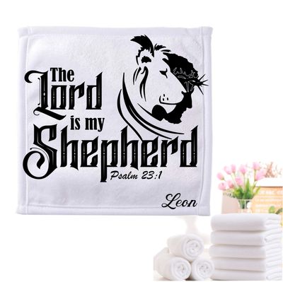 Personalized Towels with Custom Name and Bible verse | Monogram Towels with Scripture Verse