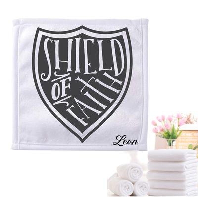 Personalized Towels with Custom Name and Bible verse | Monogram Towels with Scripture Verse
