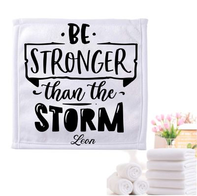 Personalized Towels with Custom Name and Bible verse | Monogram Towels with Scripture Verse