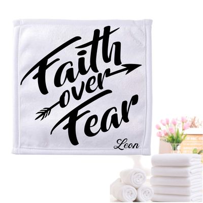 Personalized Towels with Custom Name and Bible verse | Monogram Towels with Scripture Verse