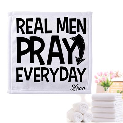 Personalized Towels with Custom Name and Bible verse | Monogram Towels with Scripture Verse