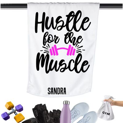 Add a personal touch to your workout gear-a motivational quote to keep the energy high during every session.