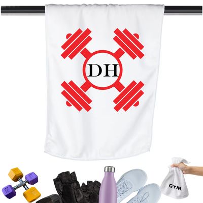Gym Towels with Inspirational Quotes & Your Name | Custom Fitness Towels Add a personal touch to your workout gear-a motivational quote to keep the energy high during every session.