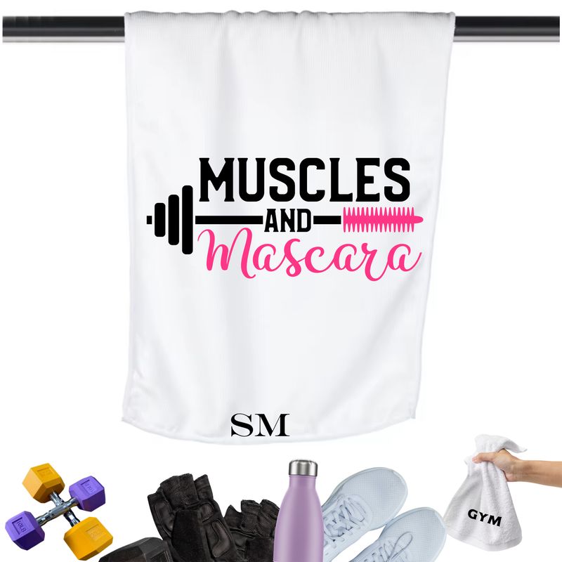 Gym Towels with Inspirational Quotes & Your Name | Custom Fitness Towels Add a personal touch to your workout gear-a motivational quote to keep the energy high during every session.