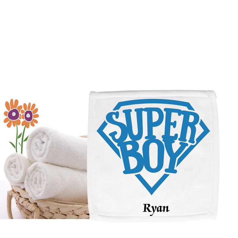 Personalized Bath Towels for Kids with Uplifting Words | Kids Towels with Custom Name