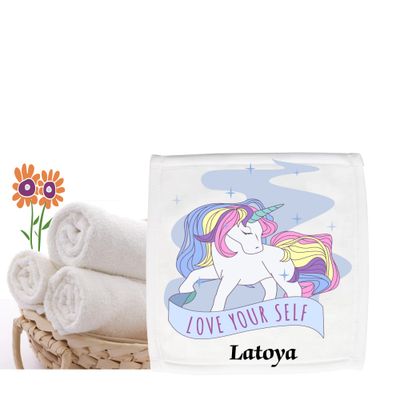 Personalized Bath Towels for Kids with Uplifting Words | Kids Towels with Custom Name