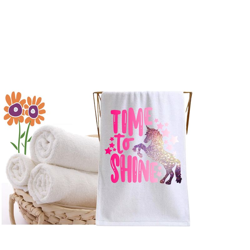 Personalized Inspirational Kids Towels| Kids Towels with Names| Custom Beach Towels for Kids| Personalized Bath Towels