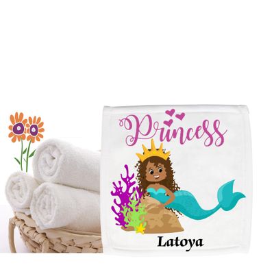 Personalized Bath Towels for Kids with Uplifting Words | Kids Towels with Custom Name