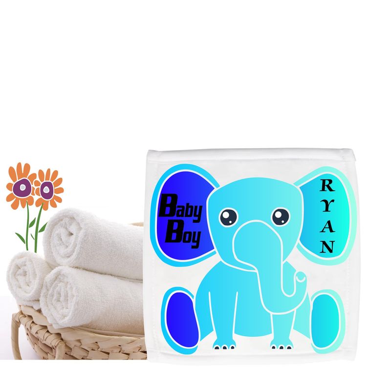 Personalized Bath Towels for Kids with Uplifting Words | Kids Towels with Custom Name
