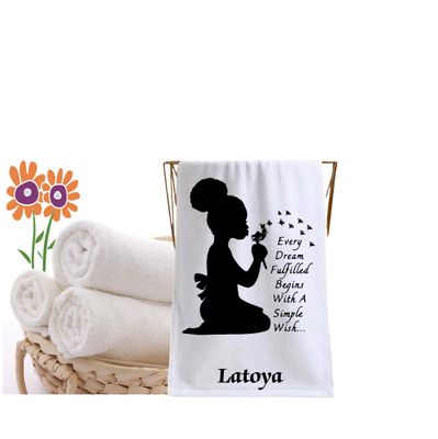 Personalized Bath Towels for Kids with Uplifting Words | Kids Towels with Custom Name Personalized Bath Towels for Kids with Uplifting Words | Kids Towels with Custom Name