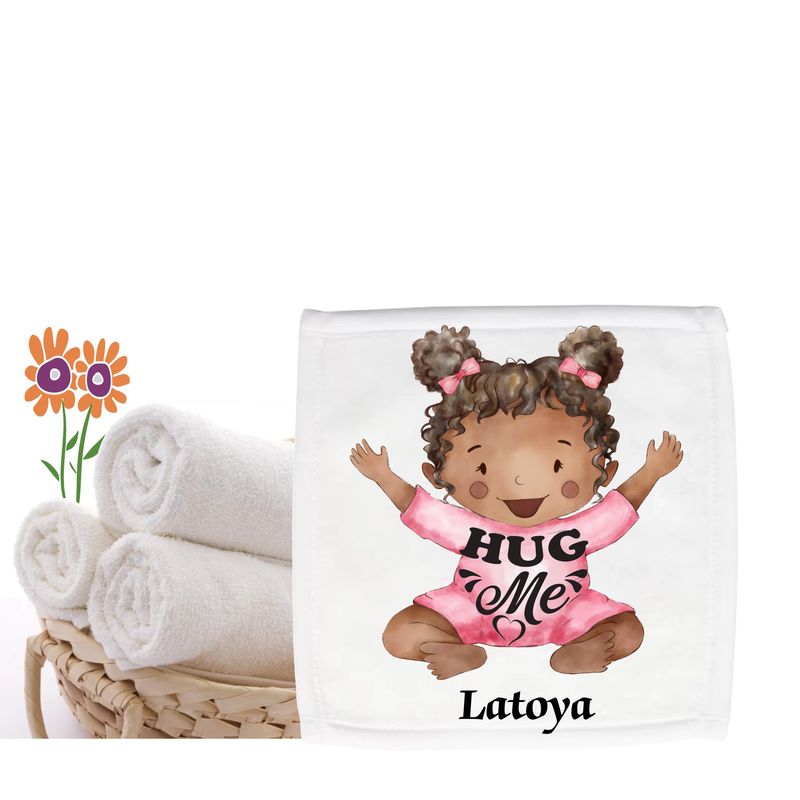 Personalized Bath Towels for Kids with Uplifting Words | Kids Towels with Custom Name