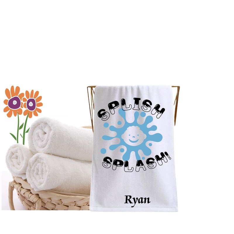 Personalized luxury towels with custom name and uplifting quotes