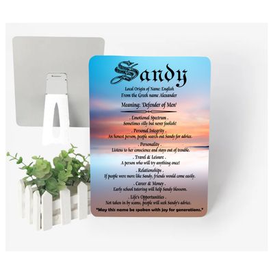 Custom First Name Meaning Plaque | First name gift. Every name tells a story, give a gift that speaks their name.