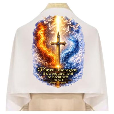 Personalized Prayer Shawl with Name &amp; Scripture | Christian Messianic Tallit | Faith-Inspired Comfort Gift for Men &amp; Women
