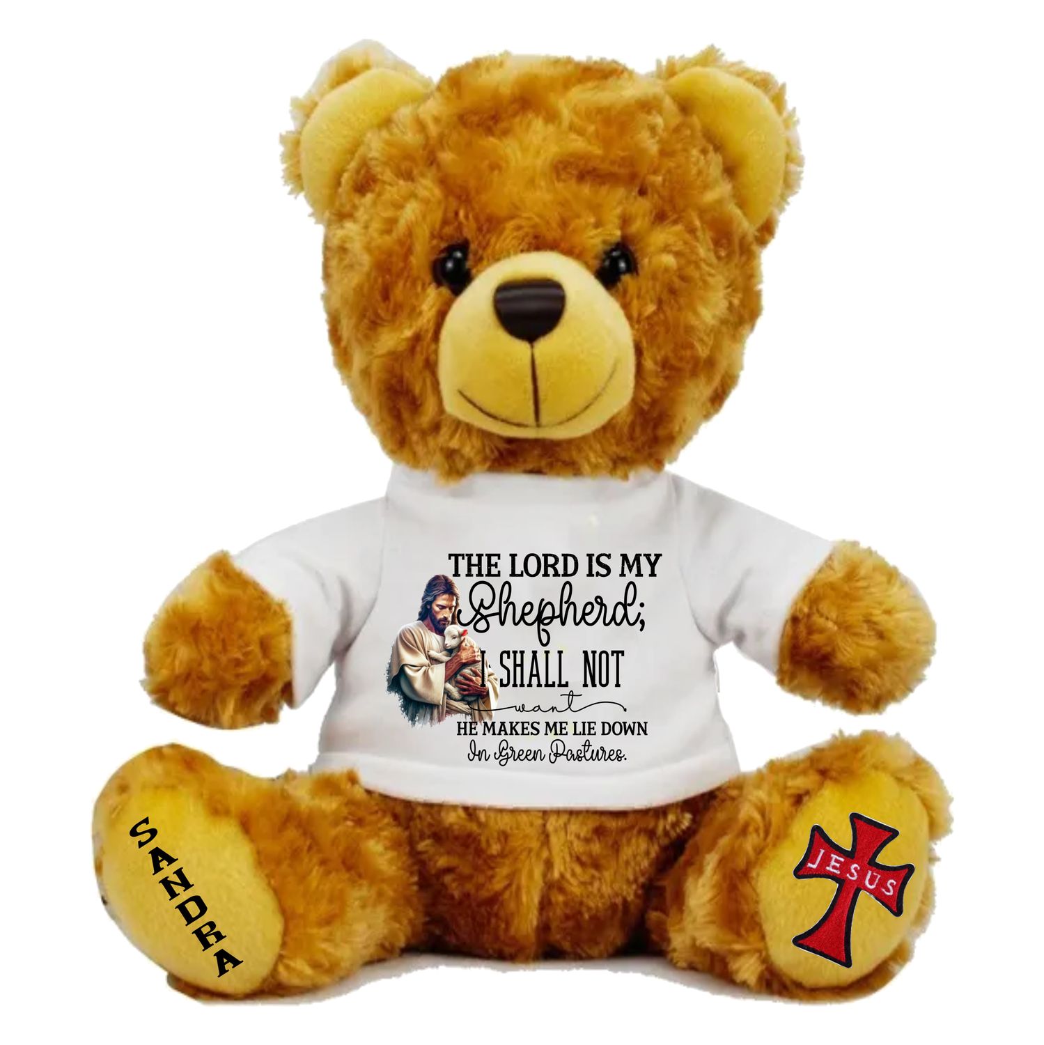A treasured companion that blends faith, identity, and comfort, designed to be cherished for years