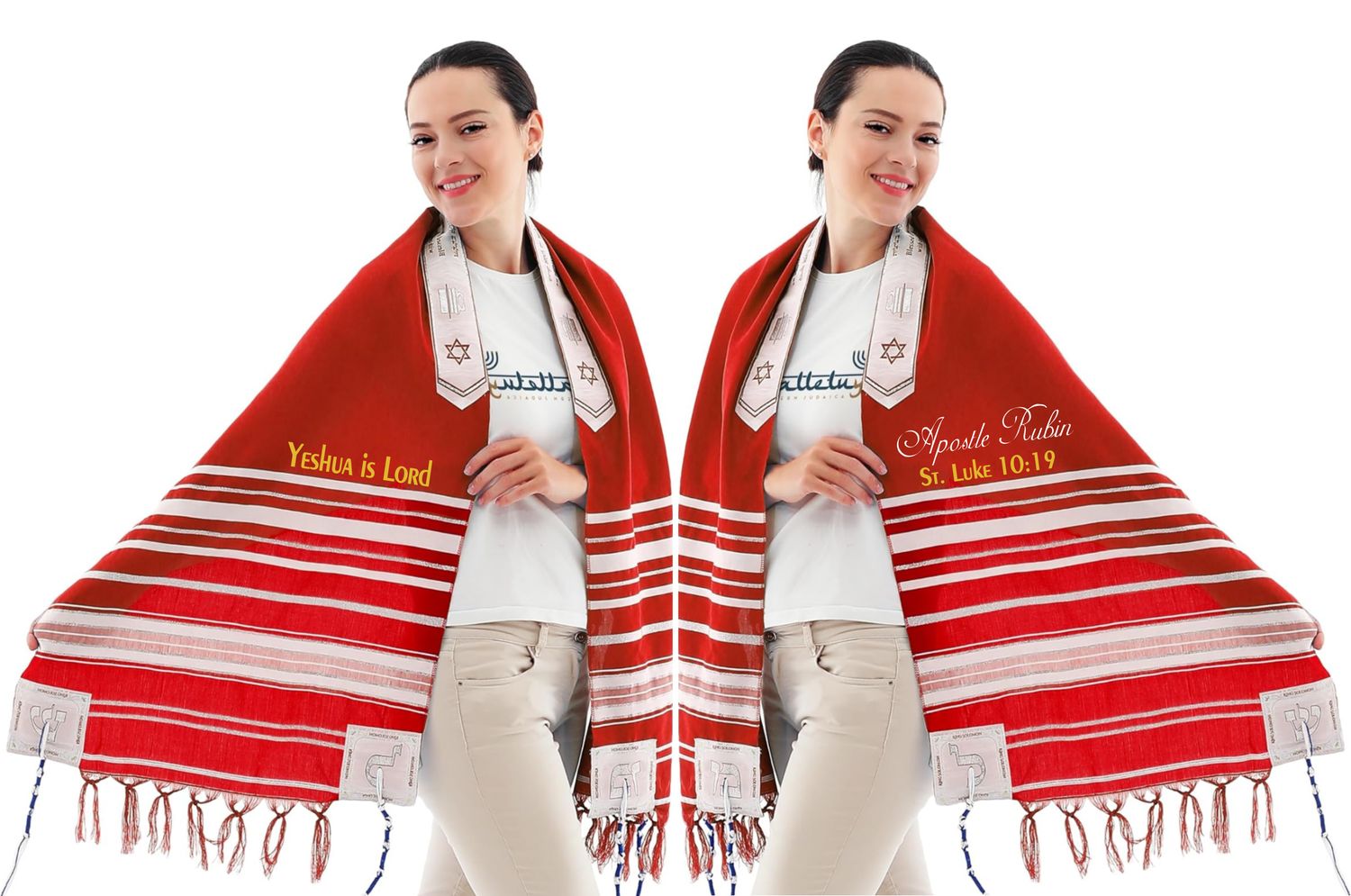 Personalized Prayer Shawl with Name &amp; Scripture | Christian Messianic Tallit | Faith-Inspired Comfort Gift for Men &amp; Women