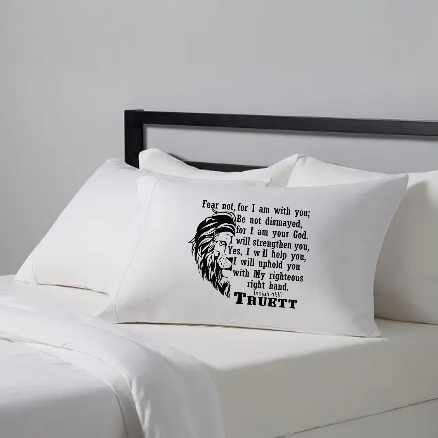 Personalized Prayer Pillowcase with Name and Scripture: Christian Comfort Gift