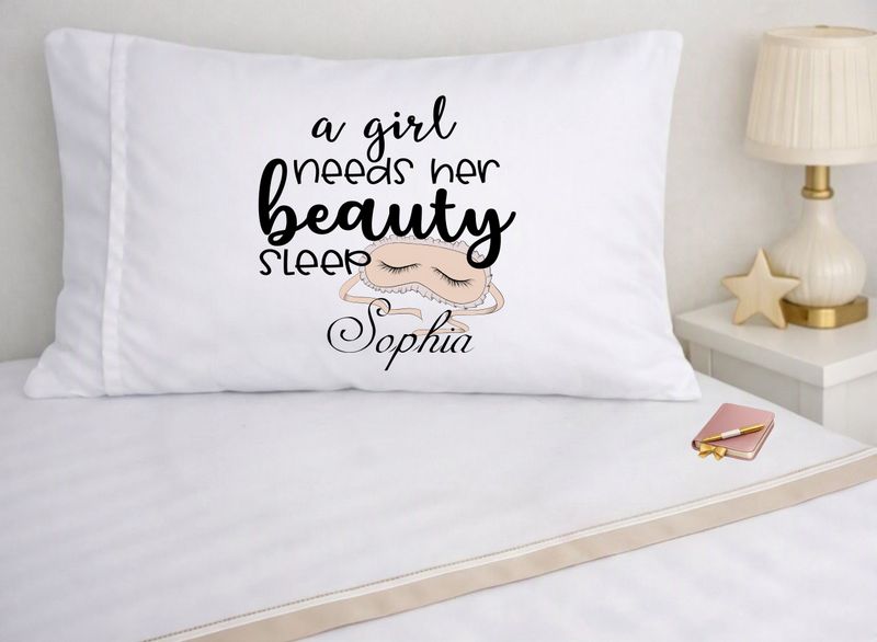 Positive Quote Personalized Pillowcase – Happy Bedroom Decor
