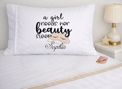 Positive Quote Personalized Pillowcase – Happy Bedroom Decor