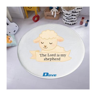 Plush Kids prayer mats with cheerful design and custom name